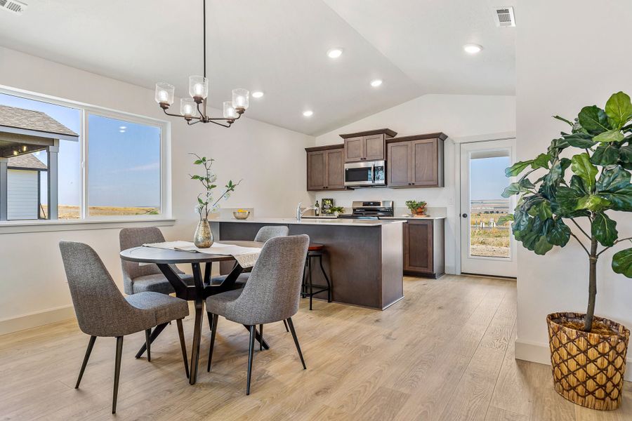 Furnished interior in a model home at McClannahan Summit in Umatilla (Image 17). Furnished interior in a model home at McClannahan Summit in Umatilla (Image 17).