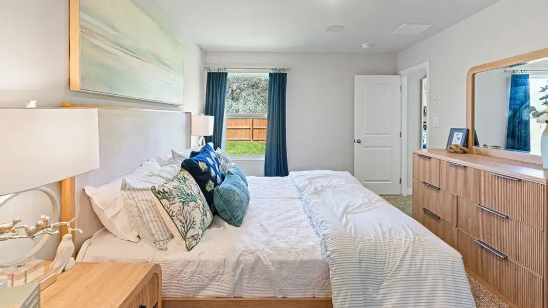 Furnished interior in a model home at Fisher's Cove in Aransas Pass (Image 15).