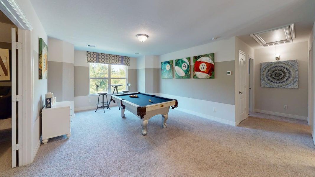 Furnished interior in a model home at Audubon 50's in Magnolia (Image 14). Furnished interior in a model home at Audubon 50's in Magnolia (Image 14).