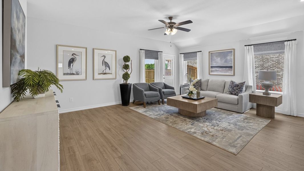 Furnished interior in a model home at Windchime in Celina (Image 39). Furnished interior in a model home at Windchime in Celina (Image 39).
