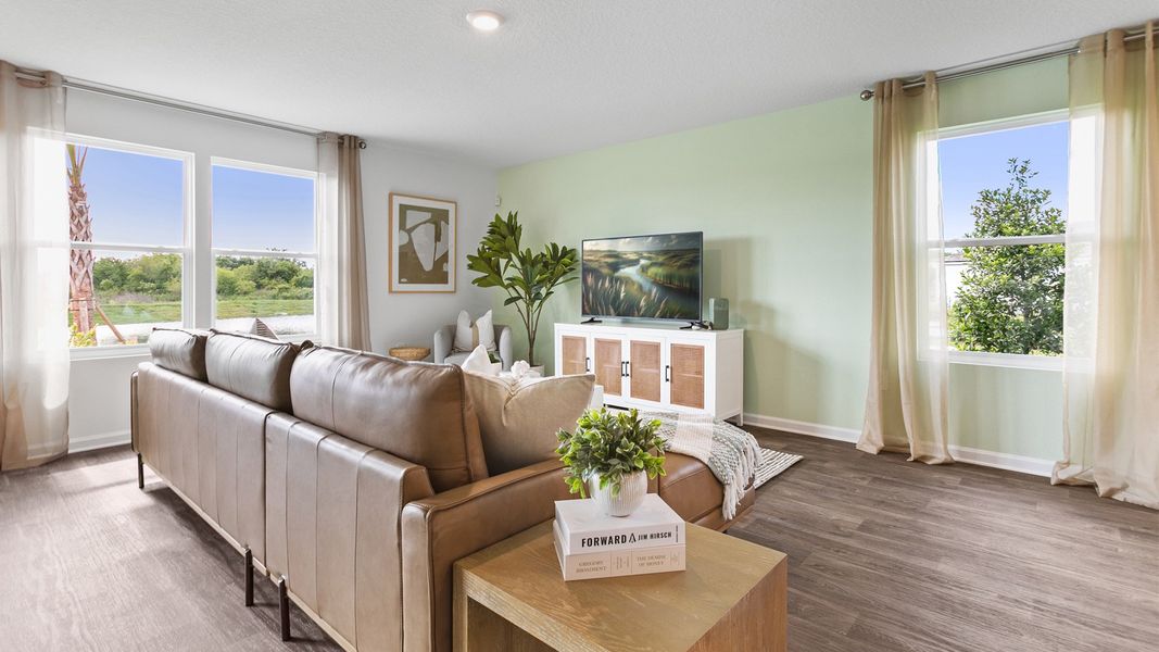 Furnished interior in a model home at Bridle Creek in Jacksonville (Image 7). Furnished interior in a model home at Bridle Creek in Jacksonville (Image 7).