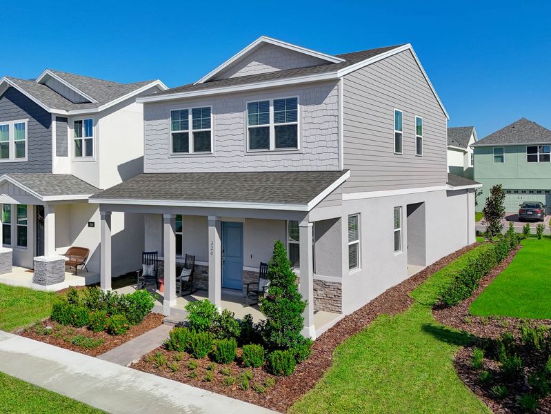 Front exterior of a home in the Brack Ranch community, located in St. Cloud, FL (Image 3). Front exterior of a home in the Brack Ranch community, located in St. Cloud, FL (Image 3).
