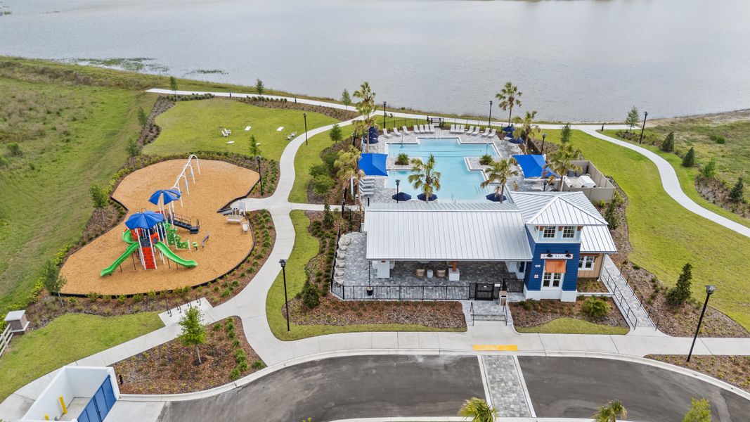 Lakes at Bella Lago amenity center.