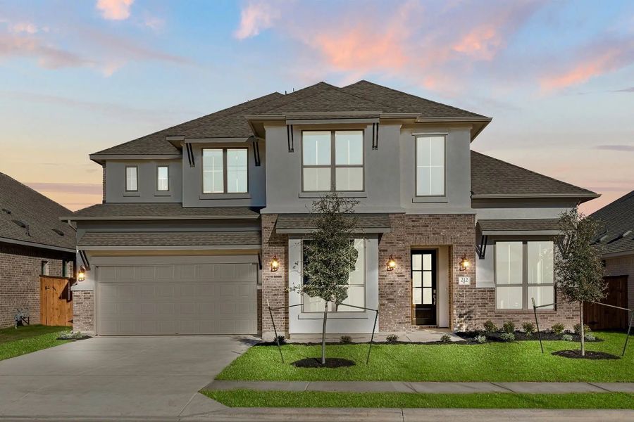 Front exterior of a home in the Parmer Ranch community, located in Georgetown, TX (Image 15).