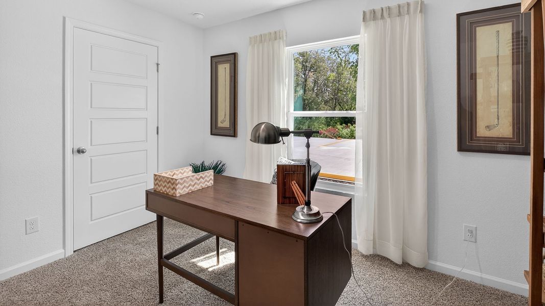 Furnished interior in a model home at Grand Reserve in Bunnell (Image 56).
