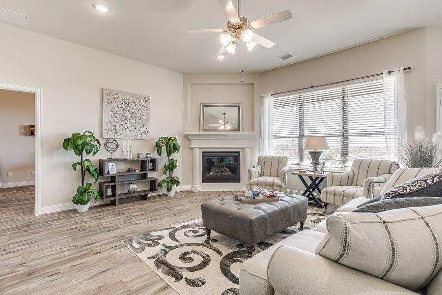 Furnished interior in a model home at Berkshire Estates in Mesquite (Image 8). Furnished interior in a model home at Berkshire Estates in Mesquite (Image 8).