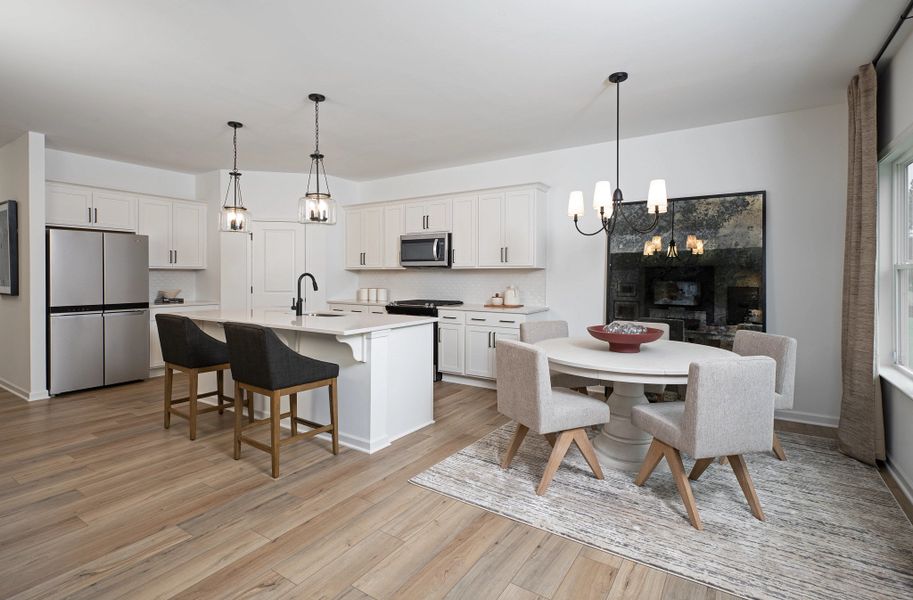 Furnished interior in a model home at The Pointe at Heron Bay in Locust Grove (Image 13). Furnished interior in a model home at The Pointe at Heron Bay in Locust Grove (Image 13).