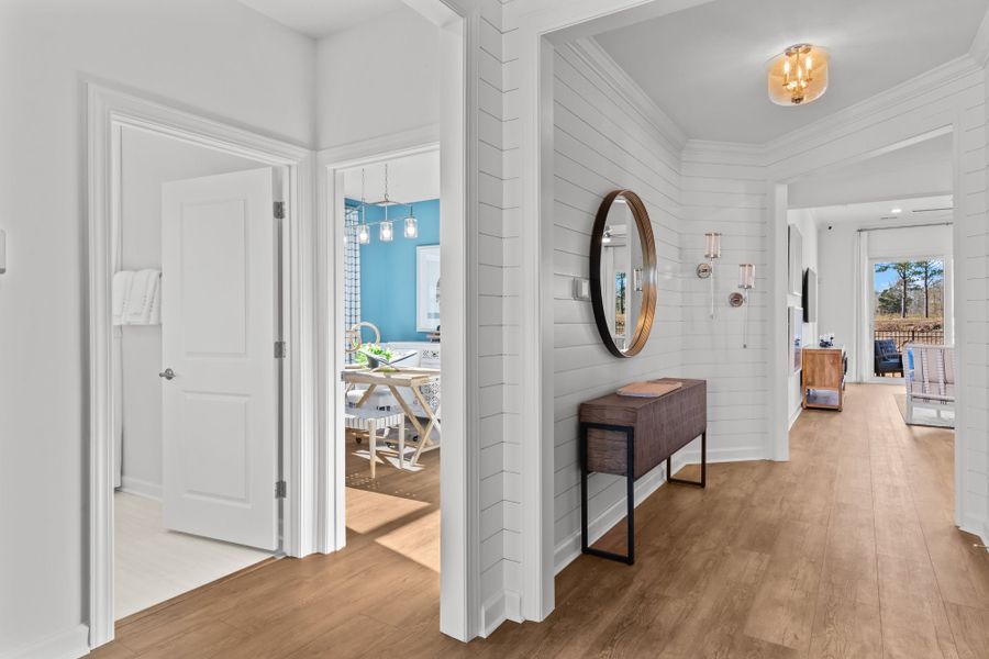 Furnished interior in a model home at Riverwalk Single Family in Leland (Image 13).