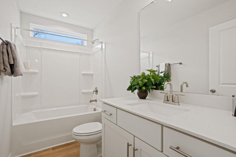 Furnished interior in a model home at East Main Townes in Spartanburg (Image 25).