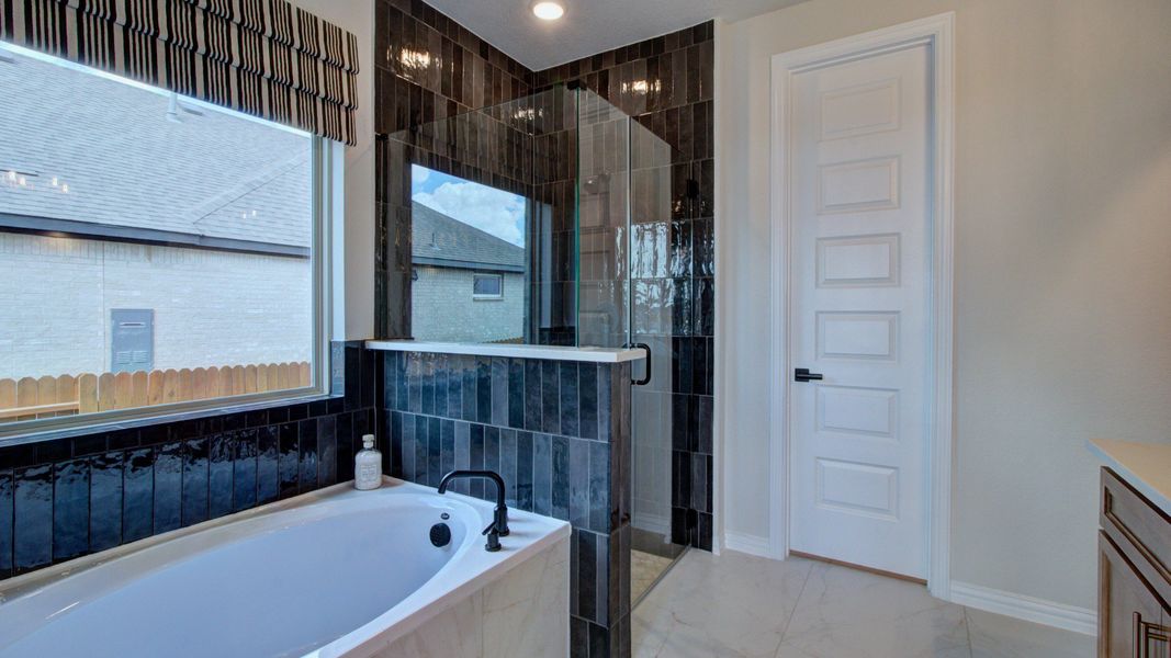 Furnished interior in a model home at Stream Waters in Seguin (Image 29). Furnished interior in a model home at Stream Waters in Seguin (Image 29).