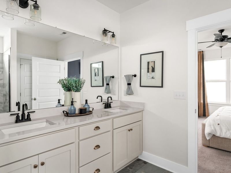 Furnished interior in a model home at Woods Crossing in Gallatin (Image 24).