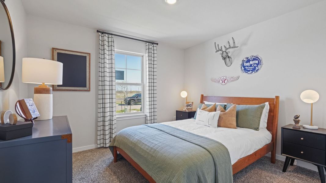 Furnished interior in a model home at Portland Village in Portland (Image 12).