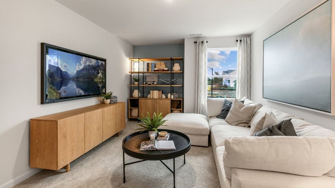 Furnished interior in a model home at Mason Ridge in Spring Lake (Image 22).