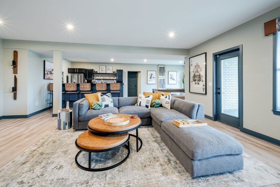 Furnished interior in a model home at Watson at Flowers Plantation in Clayton (Image 14).