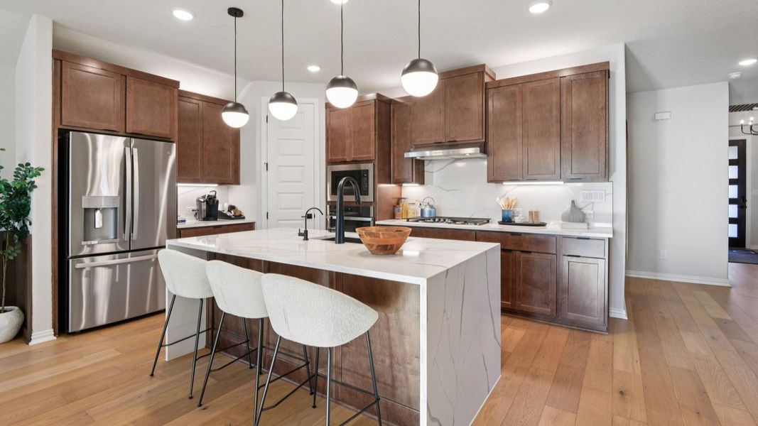 Furnished interior in a model home at Sunflower Ridge in New Braunfels (Image 15).
