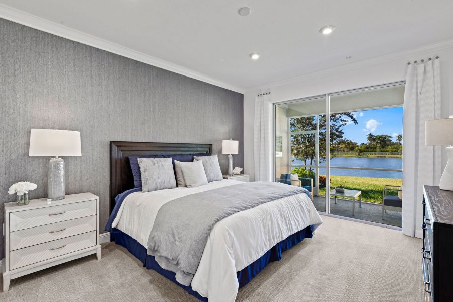 Furnished interior in a model home at Arboretum in Naples (Image 16).
