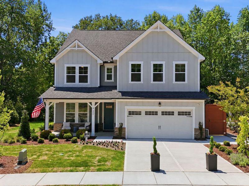 Front exterior of a home in the Wendell Ridge community, located in Wendell, NC (Image 3). Front exterior of a home in the Wendell Ridge community, located in Wendell, NC (Image 3).