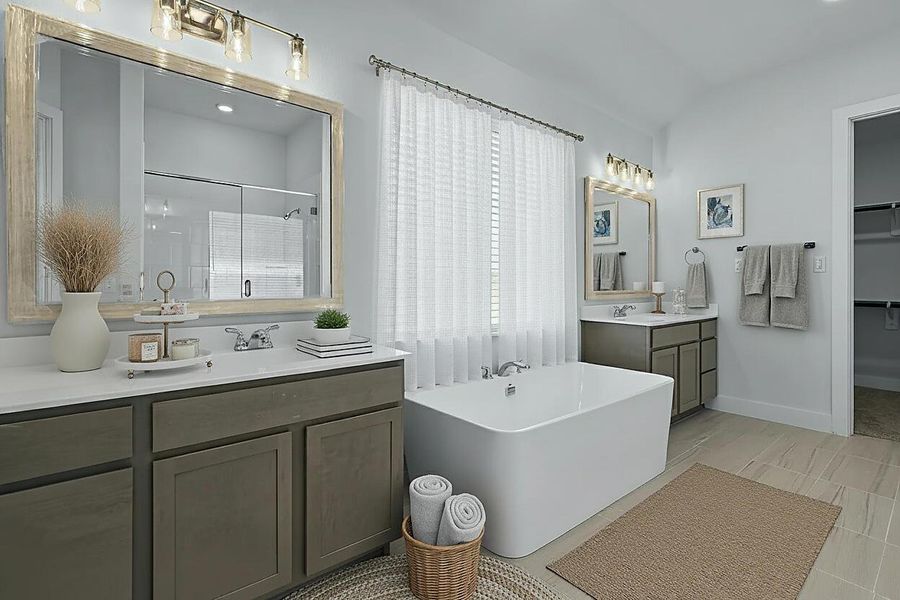 Furnished interior in a model home at Wildflower in Chattanooga (Image 8). Furnished interior in a model home at Wildflower in Chattanooga (Image 8).
