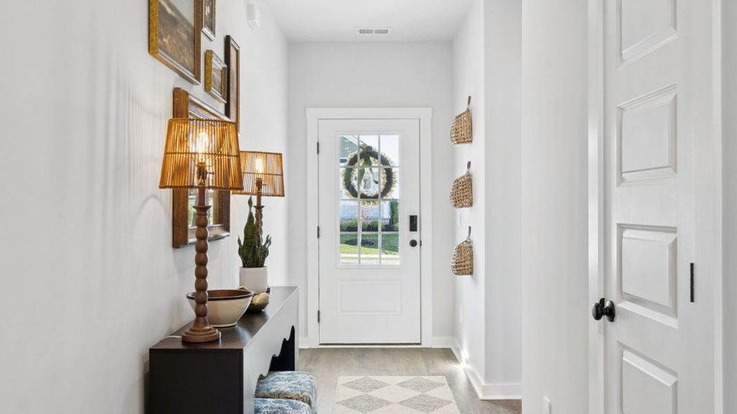 Furnished interior in a model home at Harvest Point in Spring Hill (Image 31).