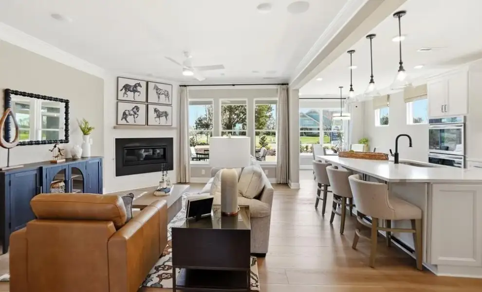 Furnished interior in a model home at Paisley Pointe in Boiling Springs (Image 31).