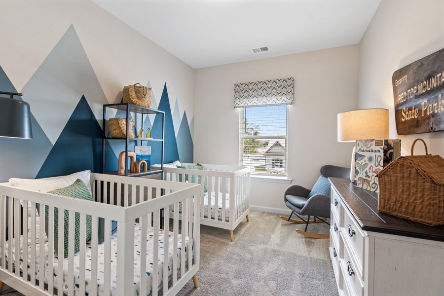Furnished interior in a model home at Vandiver Creek in South Fulton (Image 38).