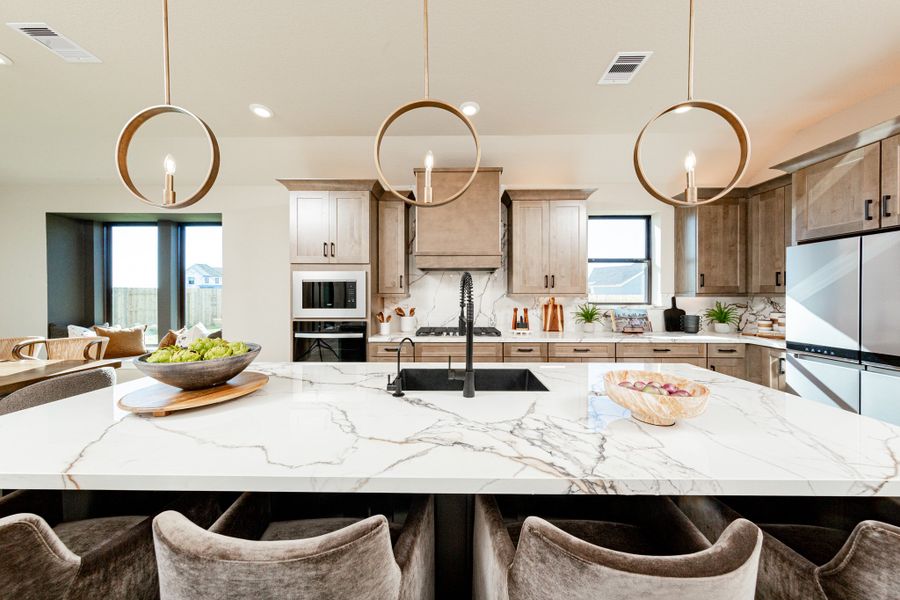 Furnished interior in a model home at Arcadian Estates in Pearland (Image 19).