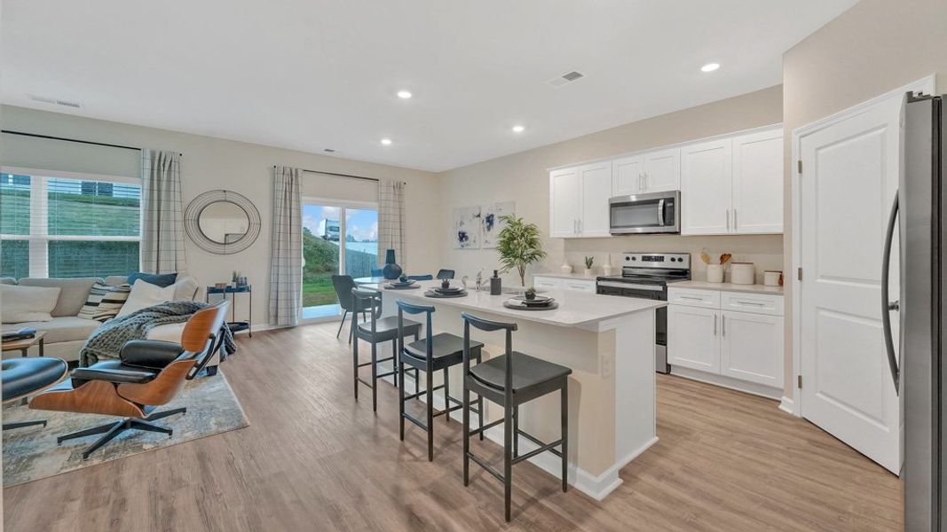 Furnished interior in a model home at Magnolia Ridge in Blountville (Image 4). Furnished interior in a model home at Magnolia Ridge in Blountville (Image 4).
