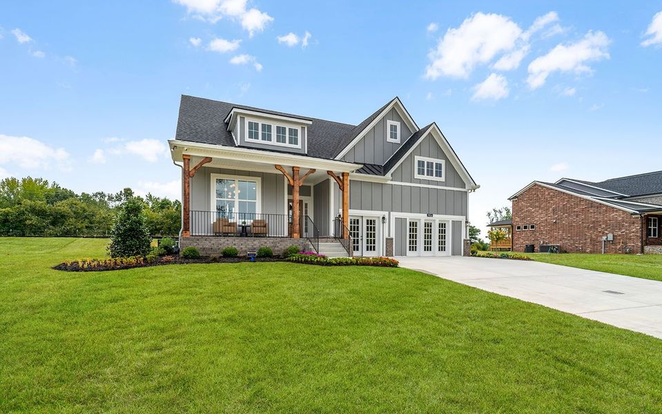 Front exterior of a home in the Aden Woods community, located in Fairview, TN (Image 11). Front exterior of a home in the Aden Woods community, located in Fairview, TN (Image 11).