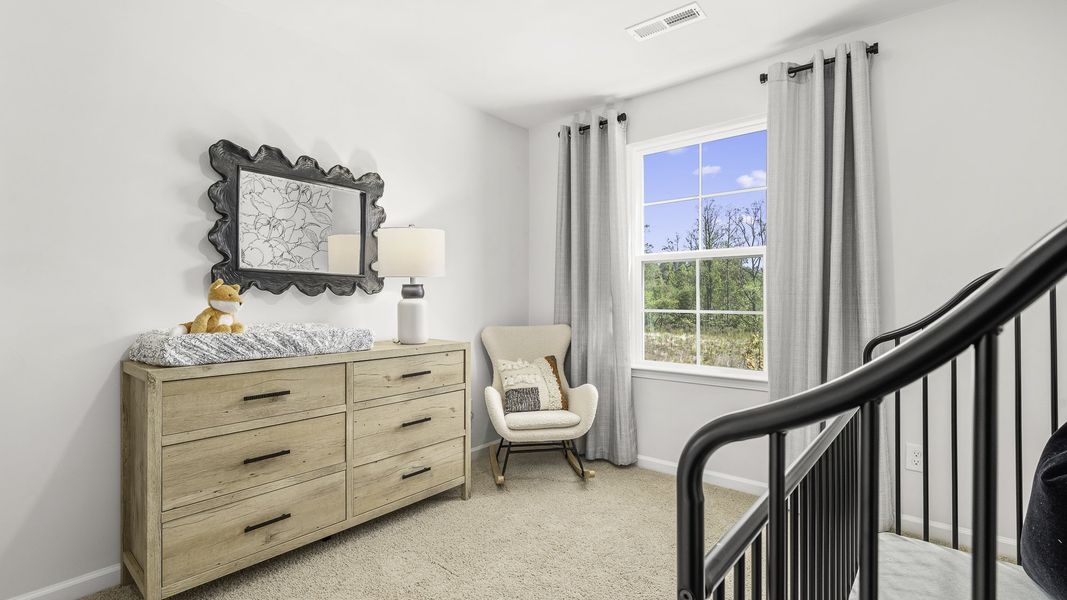 Furnished interior in a model home at Chandler Pointe in Rural Hall (Image 22).