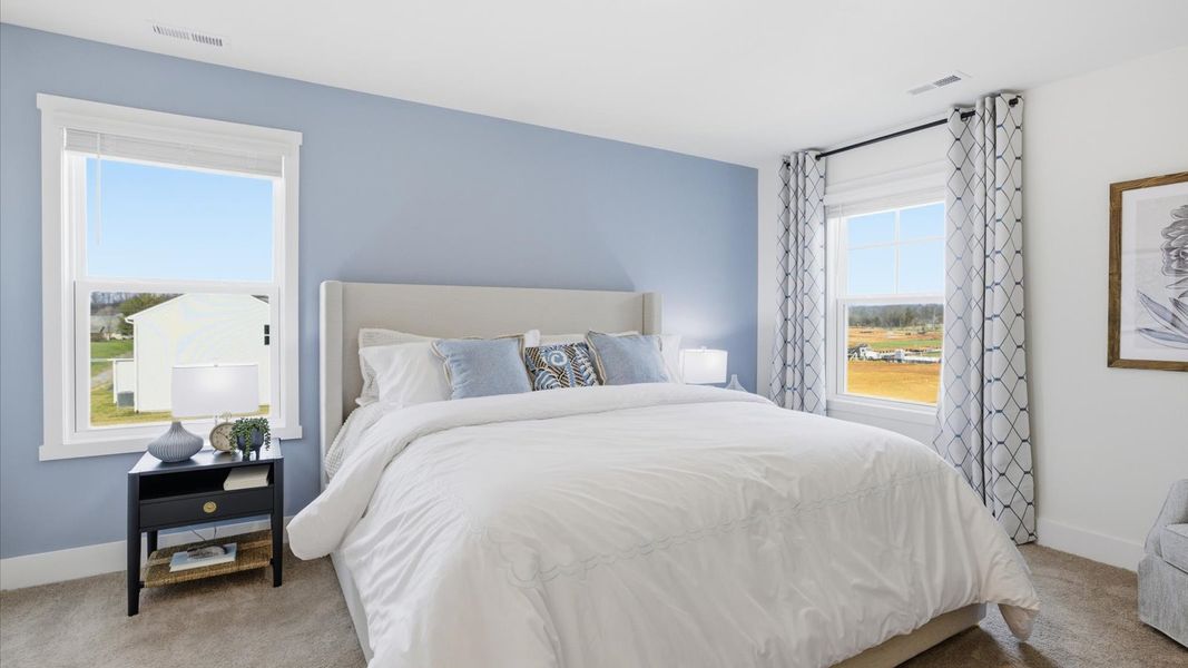 Furnished interior in a model home at Price's Point in Knoxville (Image 25).