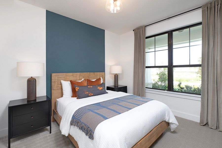 Furnished interior in a model home at Austin Point in Richmond (Image 12). Furnished interior in a model home at Austin Point in Richmond (Image 12).