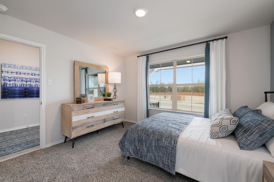 Furnished interior in a model home at Willow Glenn in Temple (Image 23).