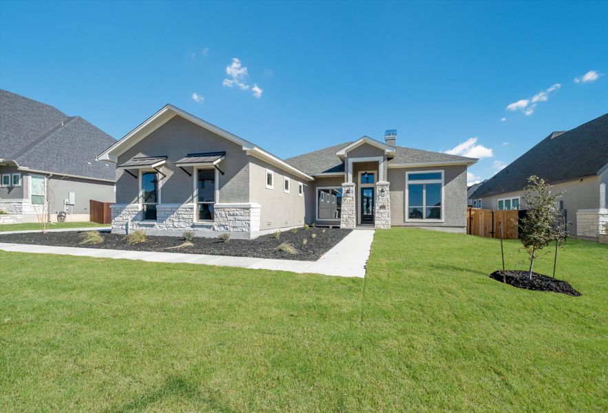 Front exterior of a home in the Harvest Hills community, located in Marion, TX (Image 11).