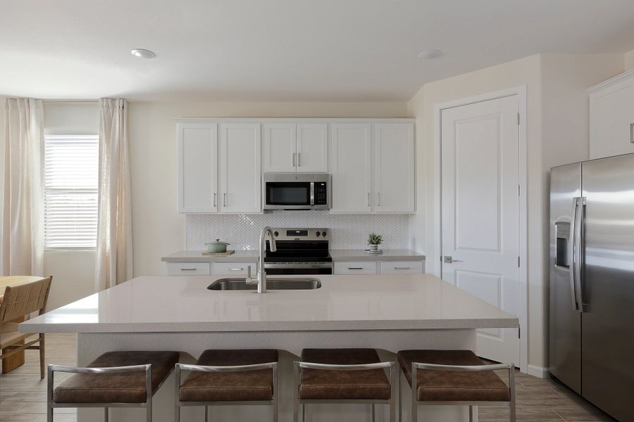 Furnished interior in a model home at North Copper Canyon in Surprise (Image 6). Furnished interior in a model home at North Copper Canyon in Surprise (Image 6).