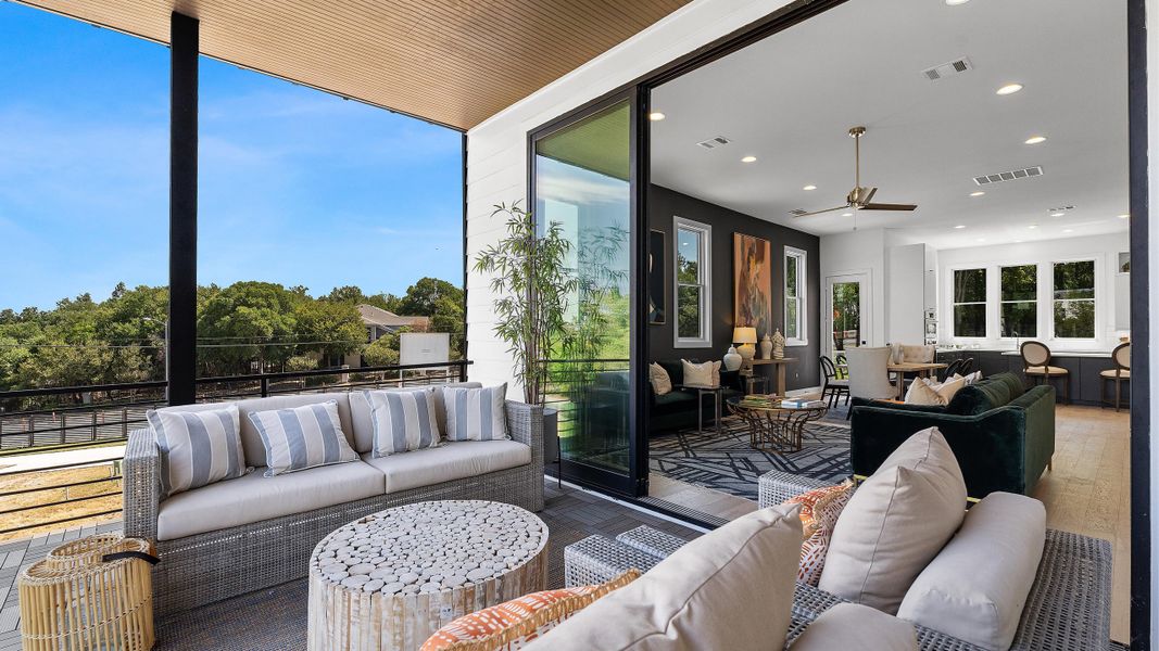 Exterior details of a home in The Park at Sunridge, Austin (Image 21).