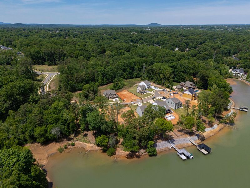 Aerial view of the Lakestone Cove community in Belmont, NC, showing layout and nearby surroundings (Image 10).