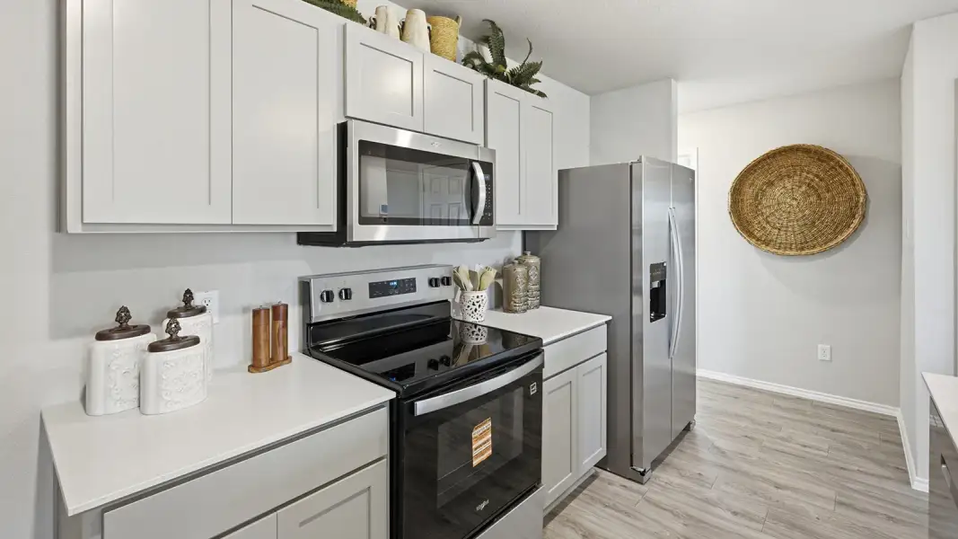 Furnished interior in a model home at Hidden Trails in Belton (Image 7).