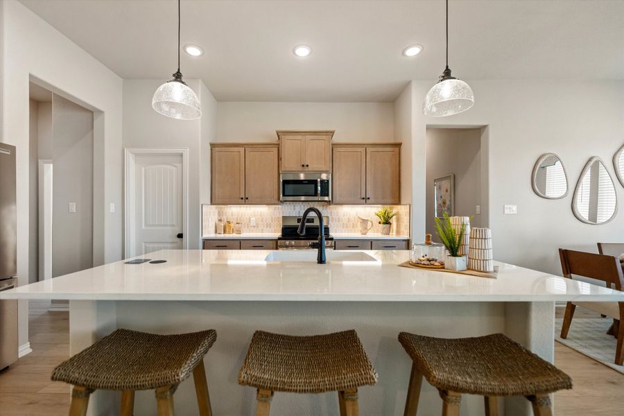 Furnished interior in a model home at Hillview Addition in Decatur (Image 16).