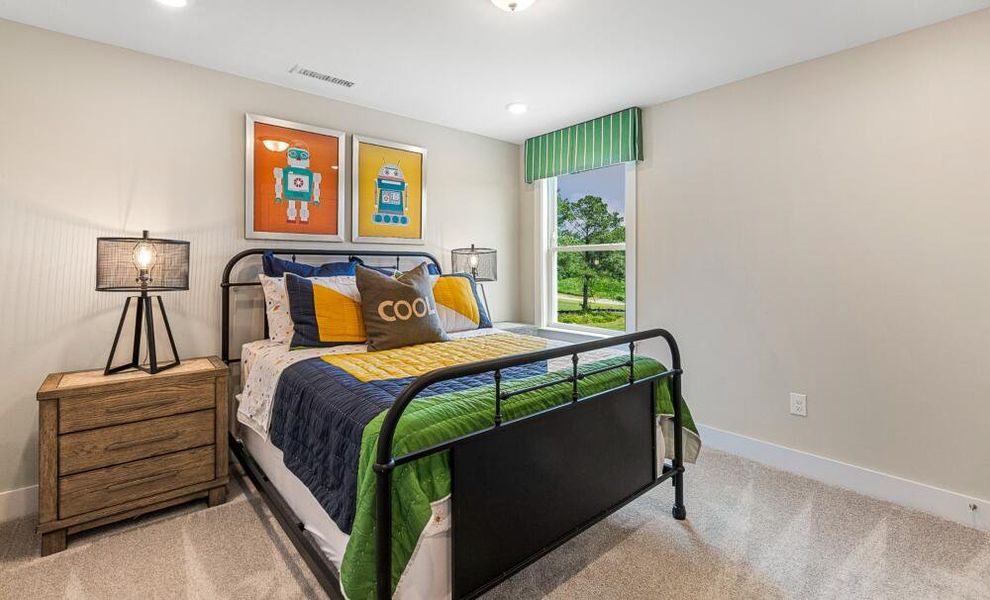 Furnished interior in a model home at High Springs in Clayton (Image 34). Furnished interior in a model home at High Springs in Clayton (Image 34).