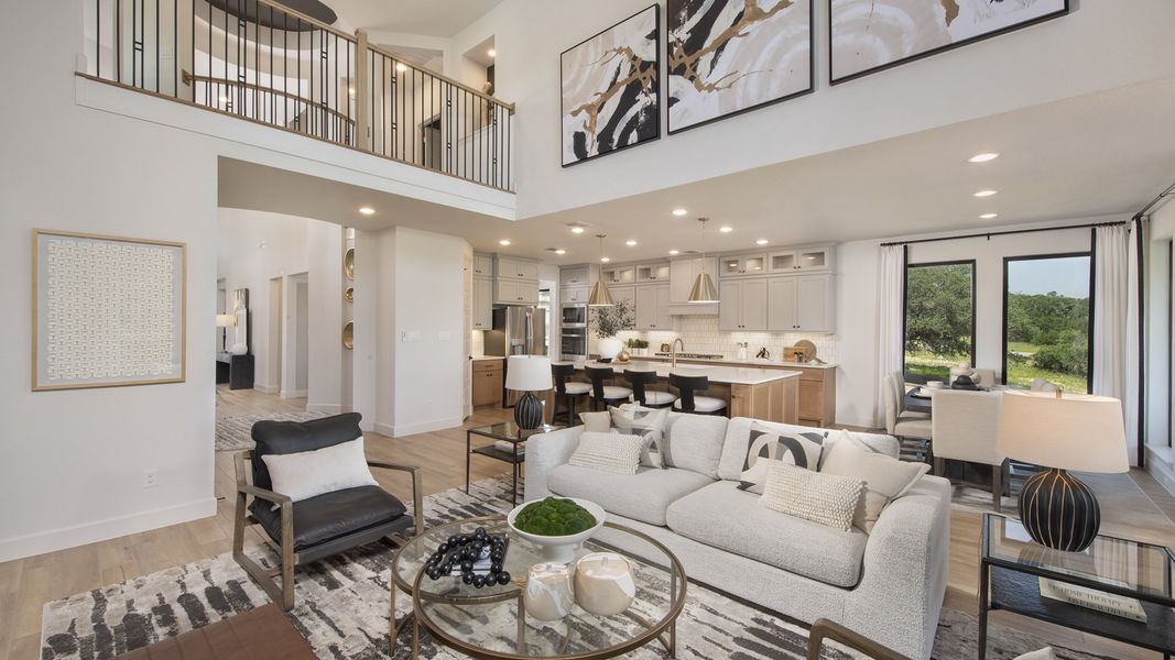 Furnished interior in a model home at Johnson Ranch 55' in Bulverde (Image 10). Furnished interior in a model home at Johnson Ranch 55' in Bulverde (Image 10).