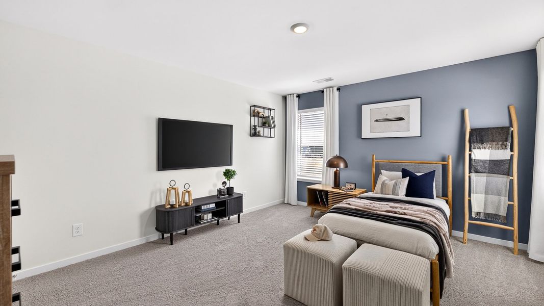 Furnished interior in a model home at Twinleaf Meadows in Monroe (Image 33).