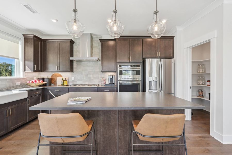 Furnished interior in a model home at The Townes at NoVi in Pittsboro (Image 19). Furnished interior in a model home at The Townes at NoVi in Pittsboro (Image 19).