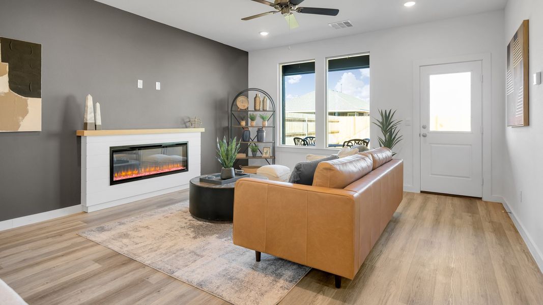 Furnished interior in a model home at Terra Vista in Lubbock (Image 5).