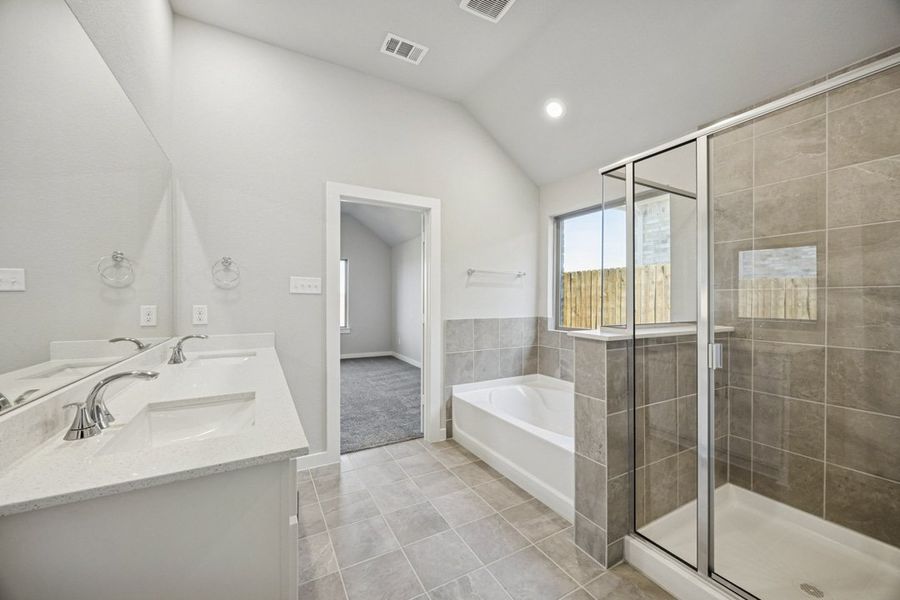 Furnished interior in a model home at Hadley Farms in Godley (Image 26). Furnished interior in a model home at Hadley Farms in Godley (Image 26).