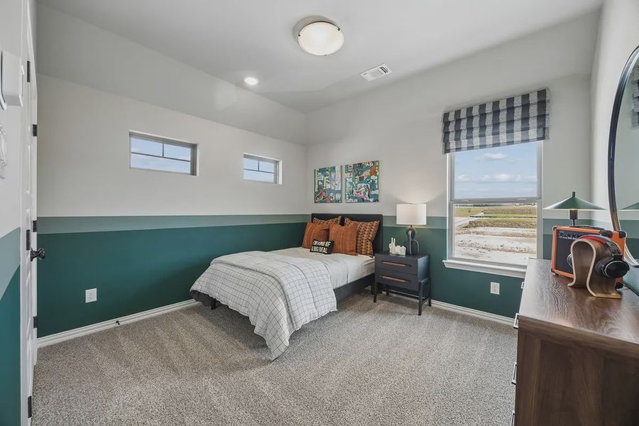 Furnished interior in a model home at Westpoint Park in Fort Worth (Image 23).