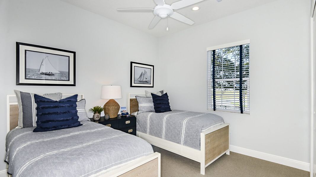 Furnished interior in a model home at Avelina in Venice (Image 9).