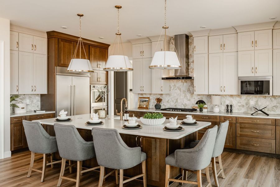 Furnished interior in a model home at Trillium Reserve at Lake Norman in Mooresville (Image 4). Furnished interior in a model home at Trillium Reserve at Lake Norman in Mooresville (Image 4).