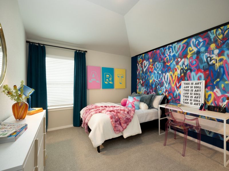 Furnished interior in a model home at Riviera Pines - Classic Series in Huffman (Image 3).