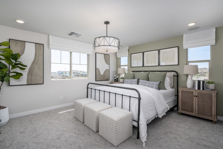 Primary Bedroom | Quattro | Solvida at Estrella | New Homes in Goodyear, AZ | Landsea Homes