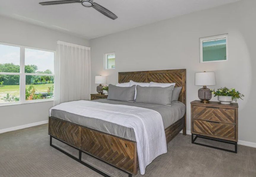 Furnished interior in a model home at Coasterra in Palmetto (Image 25).